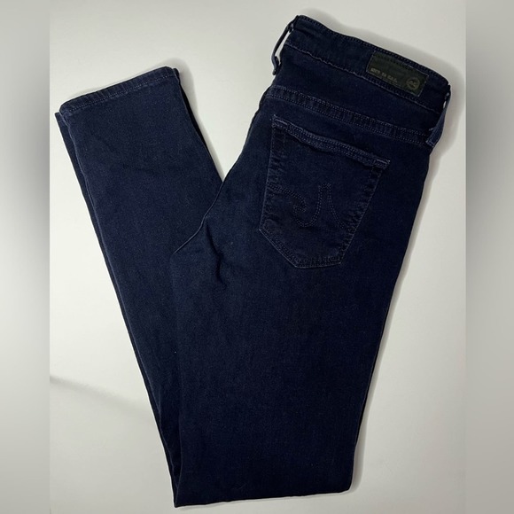AG Adriano Goldschmied The‎ Legging Ankle Super Skinny Dark Blue Denim Jeans 27R - Picture 6 of 6